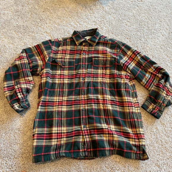 L.L. Bean Plaid Shacket Size Large - Picture 1 of 10